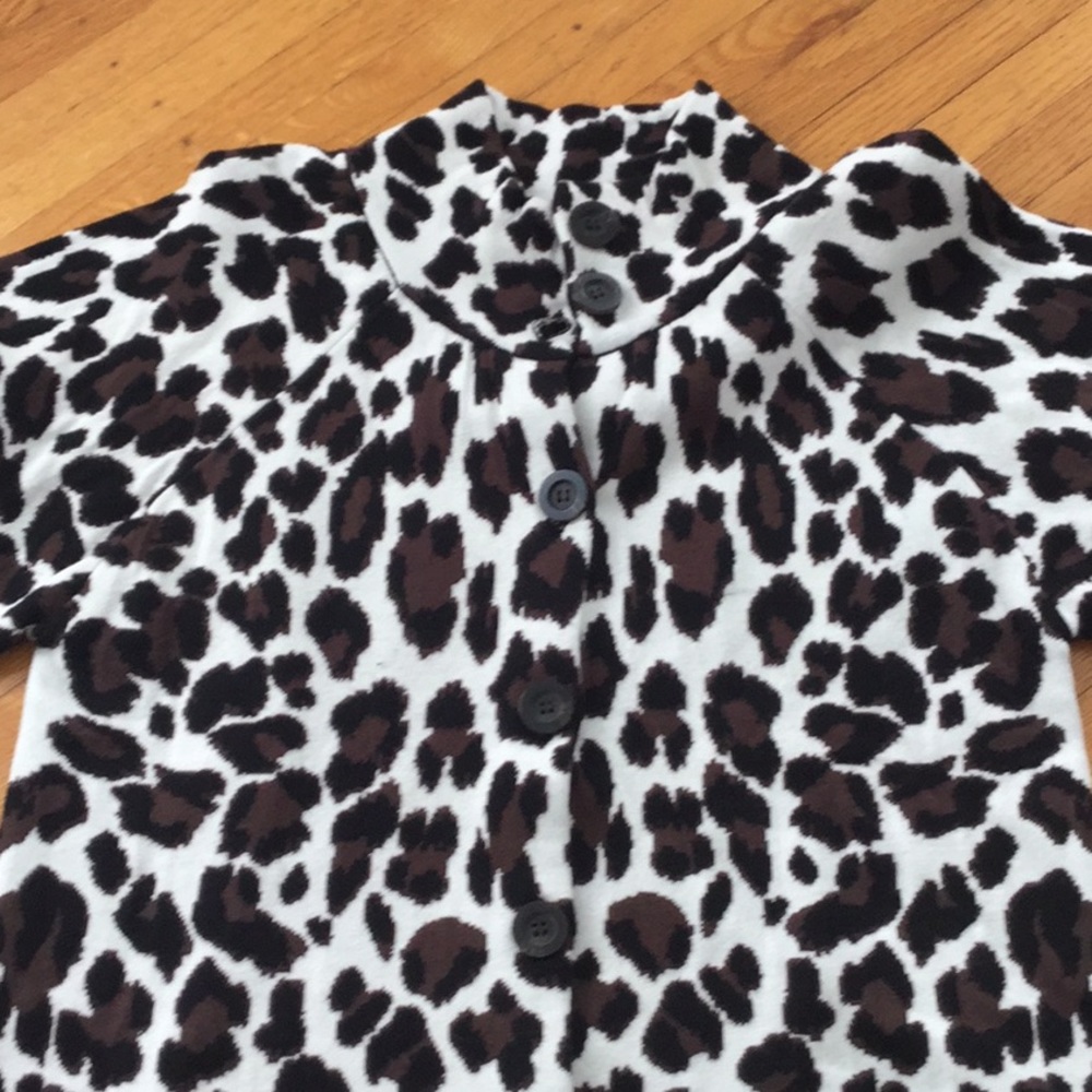 AZI animal print cardigan small